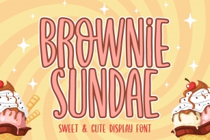 Brownie Sundae Font Download