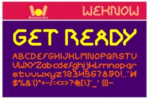 Get Ready Font Download