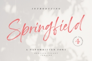 Springfield Font Download