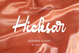 Hicksar Script Font Download