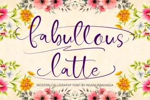 fabullous latte Font Download