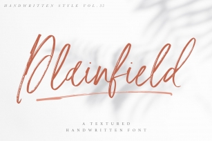 Plainfield - Handwritten Font Font Download