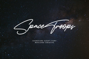 Spacetroops Signature Font Font Download