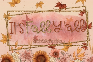 Its Fall Yall - A Handwritten Font Font Download