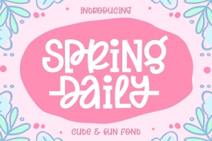 Spring Daily Cute Font Download