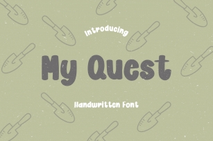 My Quest - A Bold Handwritten Font Font Download