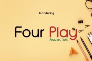 Four Play Font Download