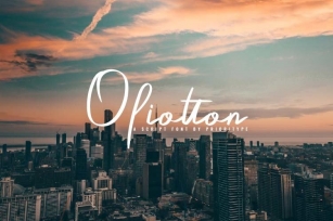 Oliotton - Script Font Download