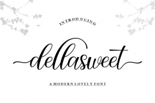 Dellasweet Font Download