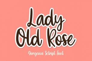 Lady Old Rose Font Download