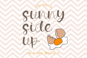 Sunny Side Up Font Download