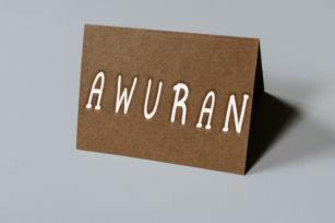 Awuran Font Download