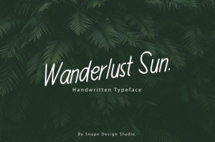 Wanderlust Sun Font Download