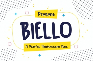 Biello Typeface - A Playful Handwritten Font Font Download