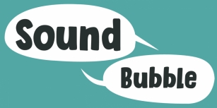 Sound Bubble Font Download
