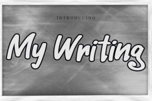 My Writing Font Download