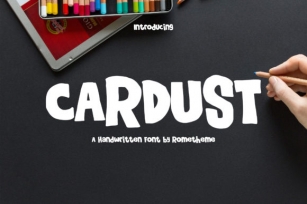Cardust Font Download