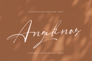 Angelinas Signature Font Download