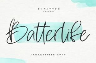 Batterlife-Lovely Handwritten Font Download