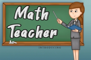 Math Teacher Font Download