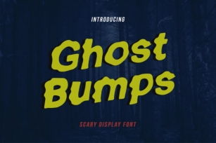 Ghost Bumps Font Download