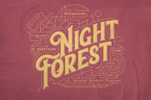 Night Forest Font Download