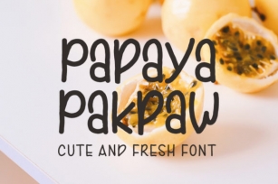 Papaya Pakpaw Font Download