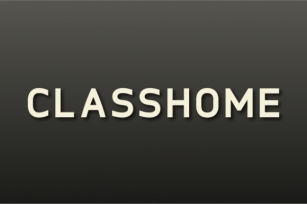 Classhome Font Download