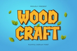 Wood Craft Font Download