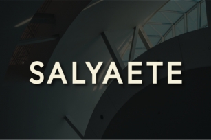 Salyaete Font Download