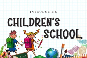 Children's School Font Download
