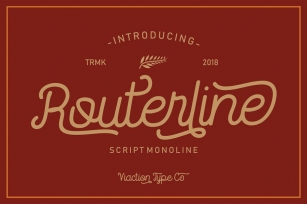 Routerline Monoline Font Font Download