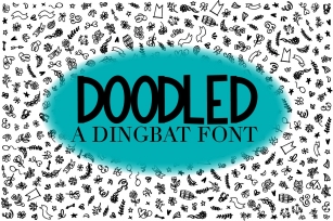 Doodled - A Dingbat Font Font Download