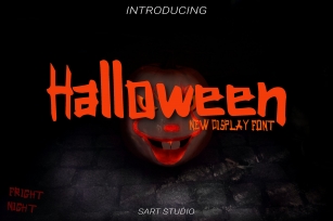 Halloween Display Font Font Download