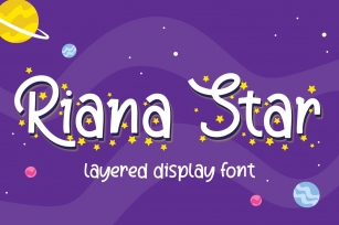 Riana Star - Display Font Font Download