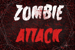 Zombie Attack Halloween Font Font Download
