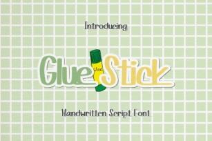 Glue Stick Font Download