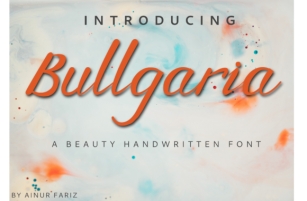 Bullgaria Font Download