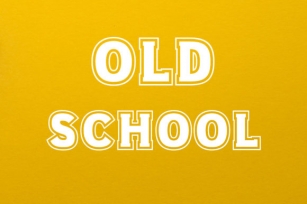 Old School Font Download
