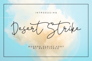 Desert Strike Font Download