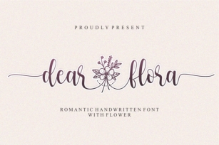Dear Flora Font Download