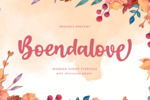 Boendalove Font Download