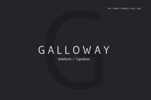 Galloway Font Download