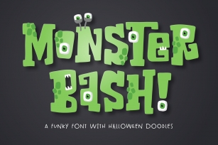 Monster Bash Font Font Download