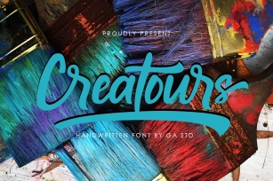 Creatours - Handwritten Font Font Download
