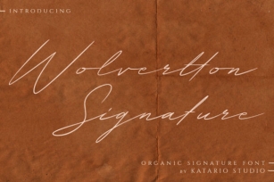 Wolvertton Signature Font Download