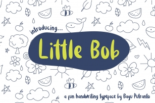 Little Bob Fun Handwritten Typeface Font Download