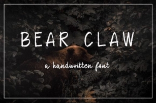 Bear Claw Font Download
