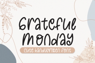 Grateful Monday Font Download