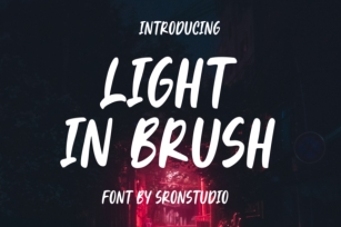 Light in Brush Font Download